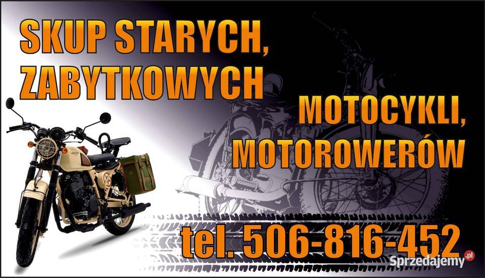 ODKUPIĘ ZABYTKOWE MOTOCYKLE STARE MOTOROWERY podlaskie Suwałki