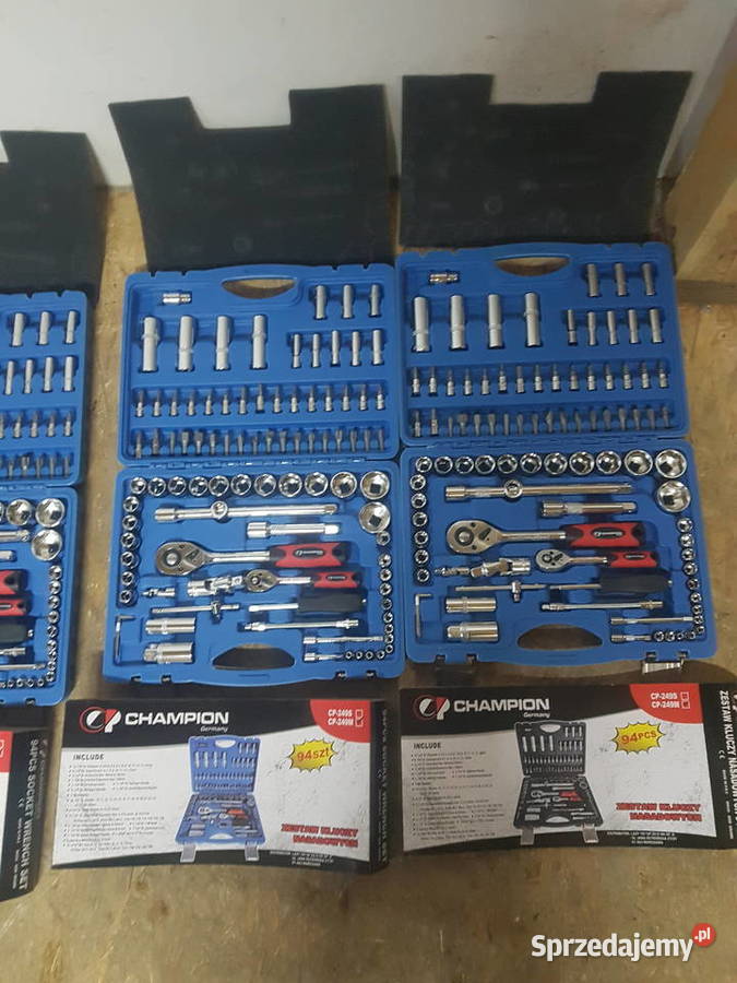 ZESTAW KLUCZY NASADOWYCH CHAMPION 94 ELEM Głogowa