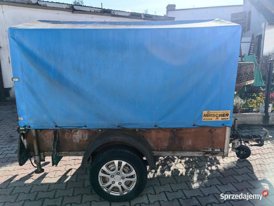 Przyczepka przyczepa samochodowa plandeka 1000 Siedlisko