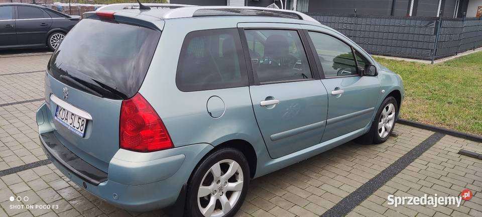 Peugeot 307SW BezwypadkowySkóry 7os małopolskie Dąbrowa Tarnowska