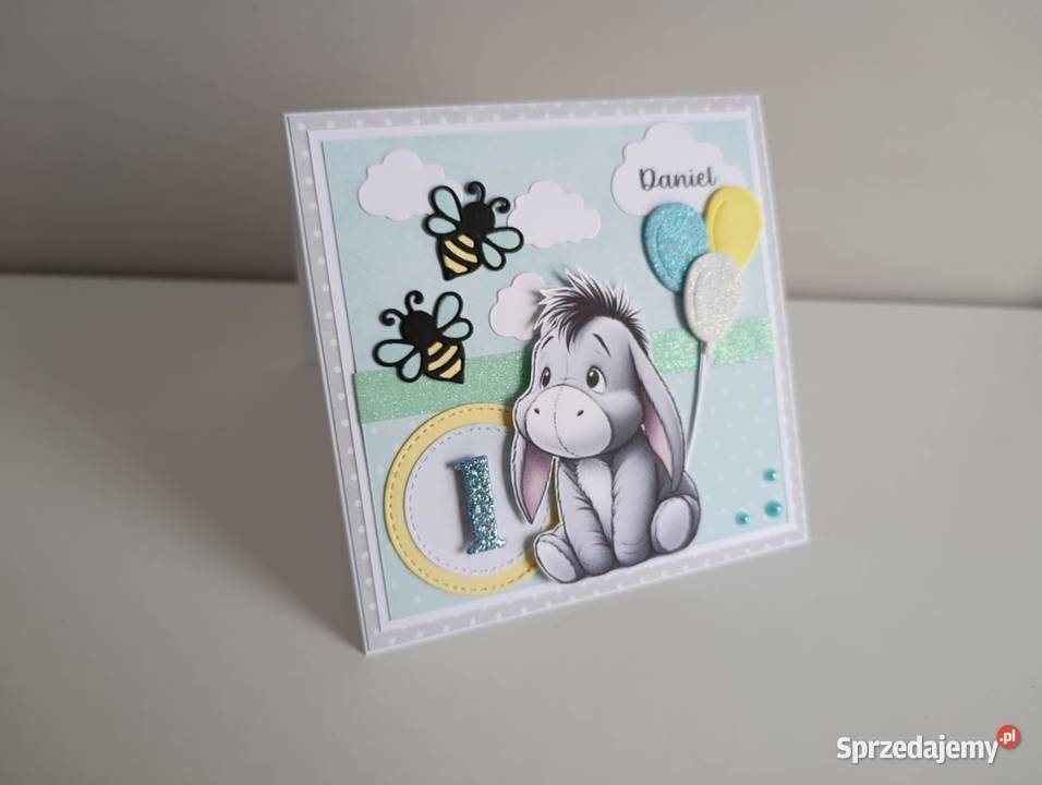 Personalizowana Kartka ręcznie robiona Łódź sprzedam