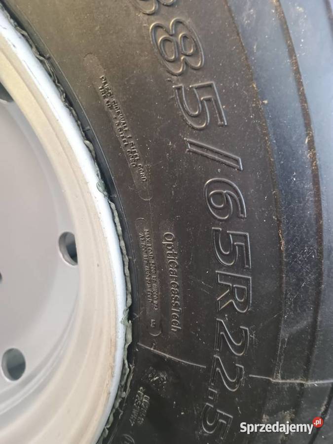 Koła do przyczepy Hl HW 8 otworów 38555R225 Opony rolnicze łódzkie Bielawy