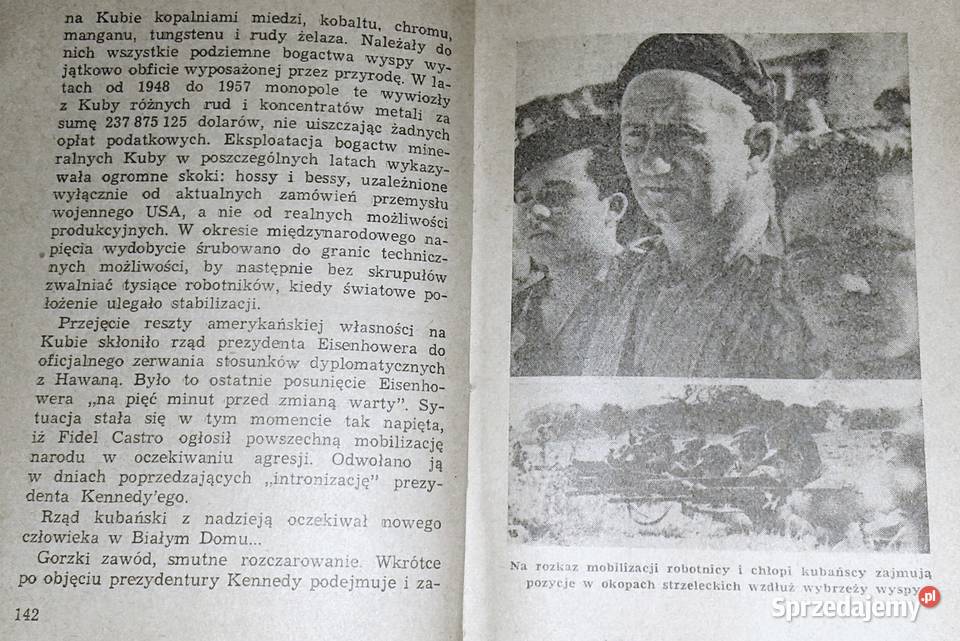 Desant na Playa Giron Wojciech Giełżyński sprzedam