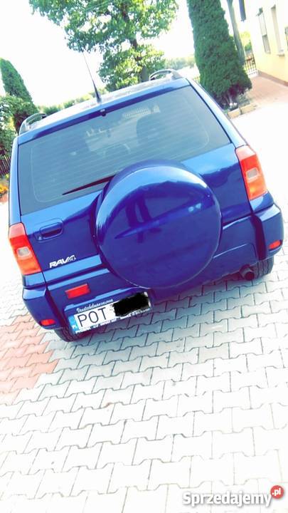 TOYOTA RAV4 2002 NIEBIESKA DIESEL 20 D4D garażowany Kuźnica Grabowska