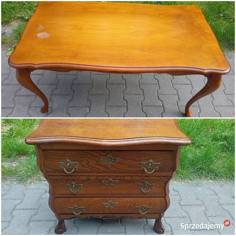 Stolik Kawowy Ława Meble PRL Stylowe Meble z Łódź