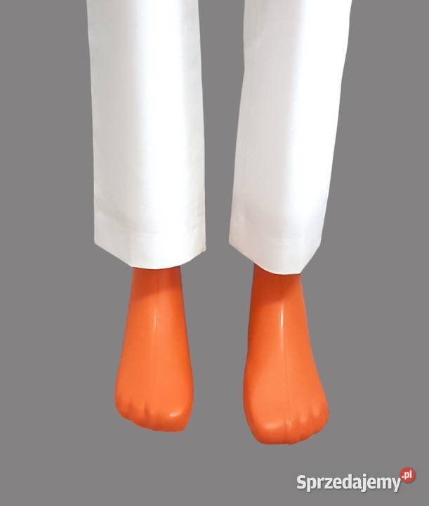 Damskie proste eleganckie białe spodnie Chrzanów