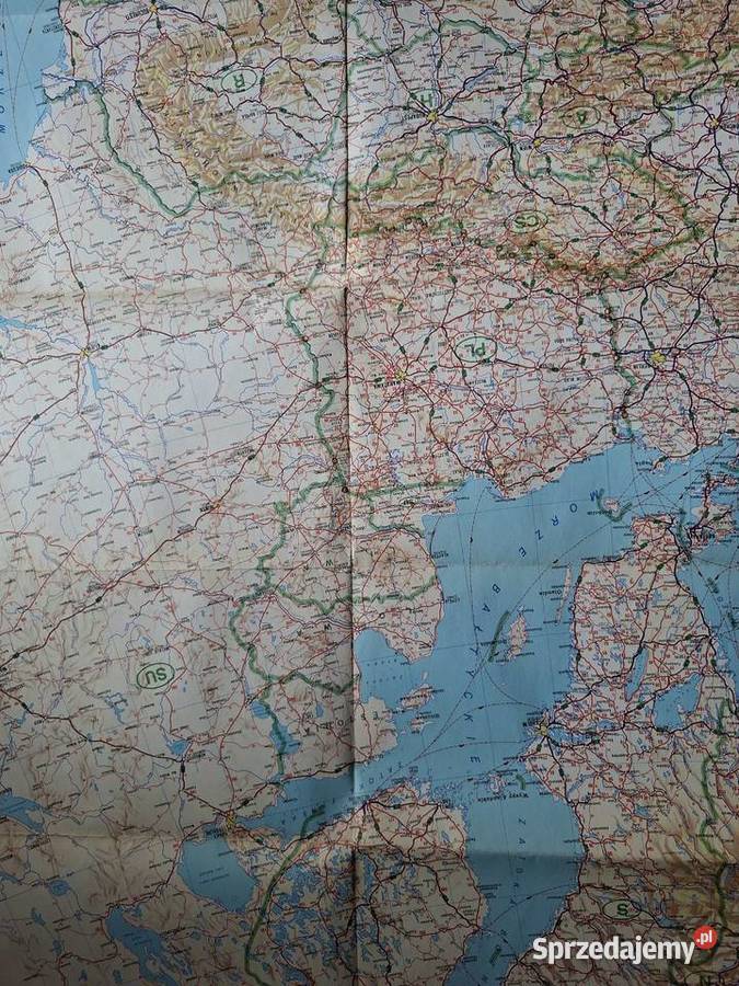 Europa mapa samochodowa 14 000 000 miękka Kraków
