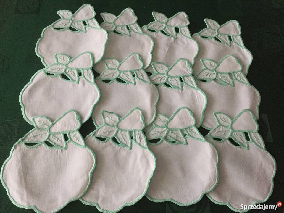 Serwetki haft richelieu kpl 12