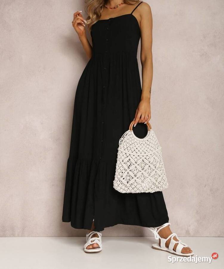 Sukienka długa gumki biust Rozkloszowana  sprzedam