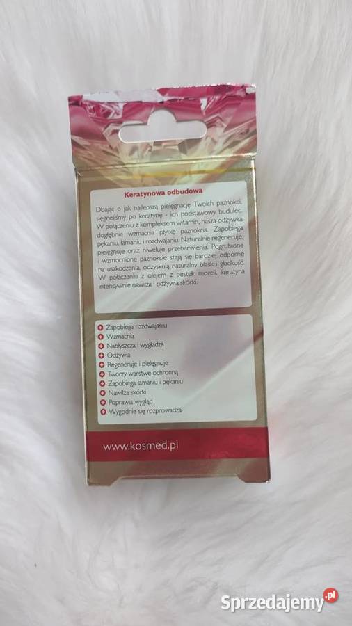 Odżywka do paznokci wzmacniająca z keratyną Dla kobiet Olkusz