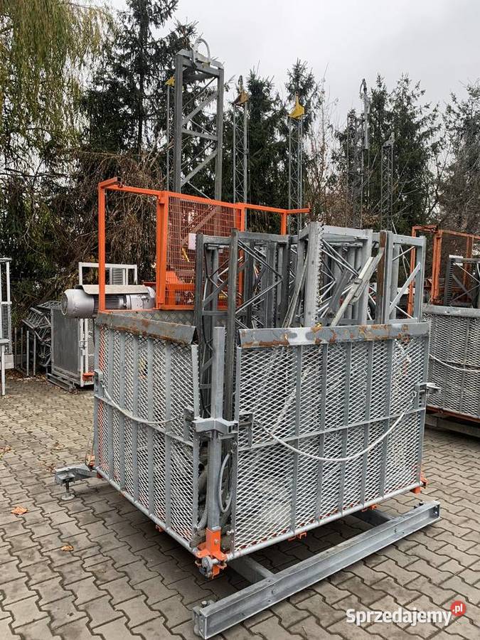 Winda budowlana BOCKER ZL 600B wciągarka koszowa Ślesin