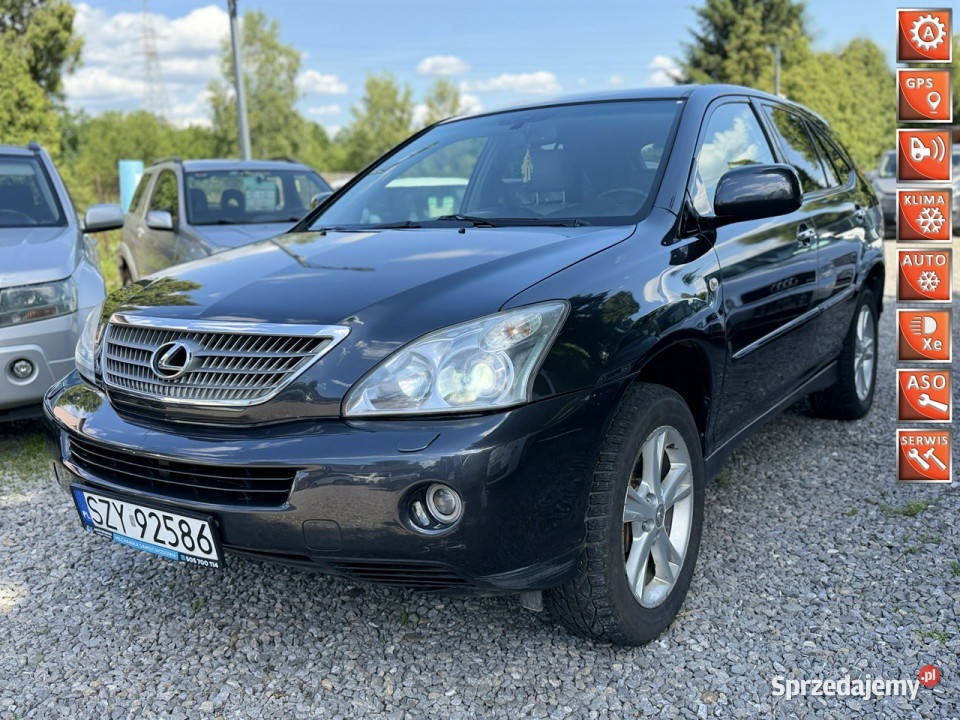 Lexus RX 400h hybryda LPG navi kamera skóra II czujnik martwego pola RX Łodygowice