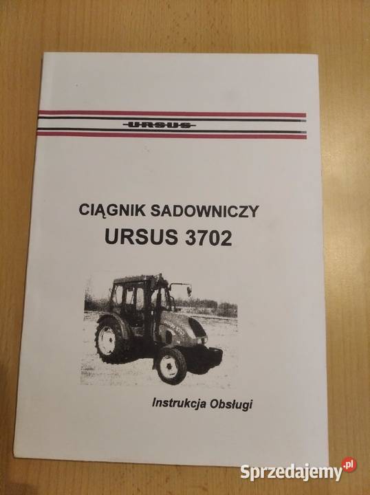 Instrukcja obsługi Ursus 3702 oryginał 2010 Lublin