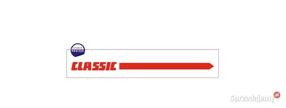 Naklejki na rurę kombajn Claas Classic nalepki Piaseczno