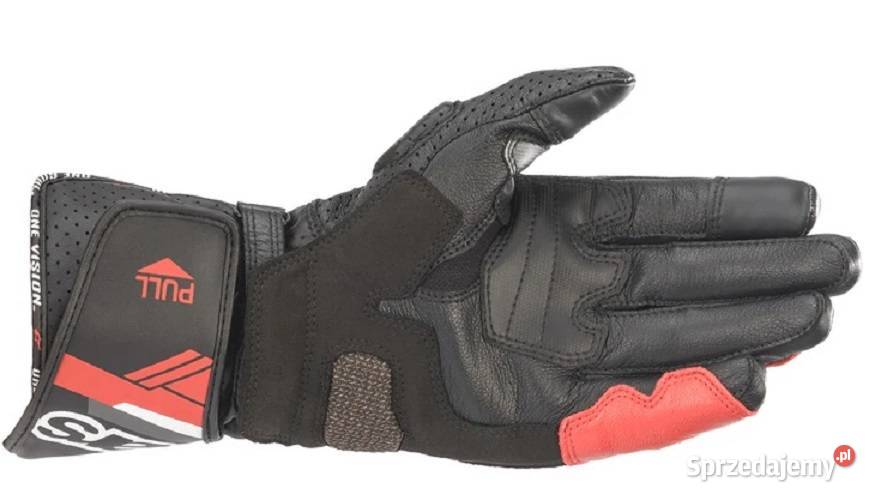 ALPINESTARS RĘKAWICE SP8 V3 BIAŁOCZARNOCZERWONE Rozmiar L Mrągowo