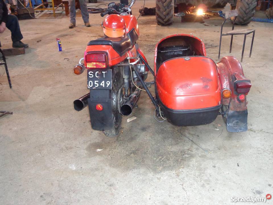 Jawa 350 TS z koszemwózkiem Velorex 562PRL Stargard Szczeciński