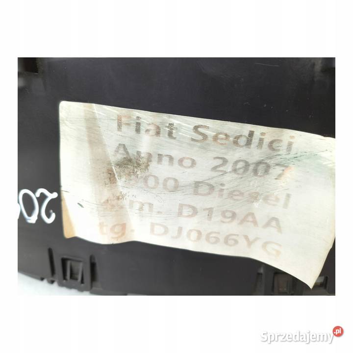 LICZNIK ZEGARY 3411079J50 Suzuki SX4 Sedici 19 lubelskie Chełm