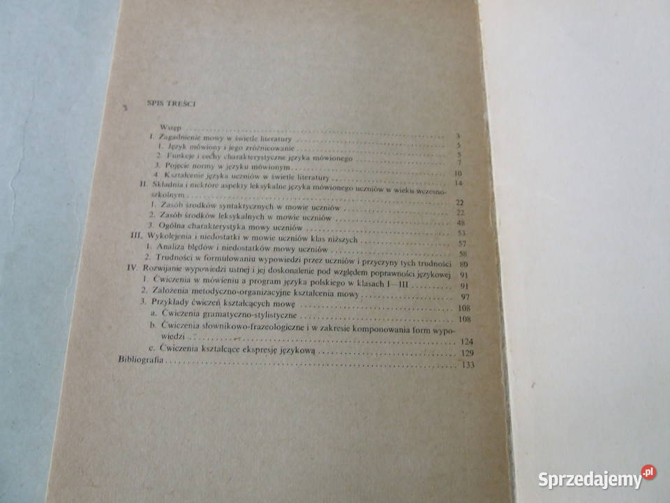 Praca wychowawcza Rozwijanie mowy uczniów Rok wydania 1984 dolnośląskie
