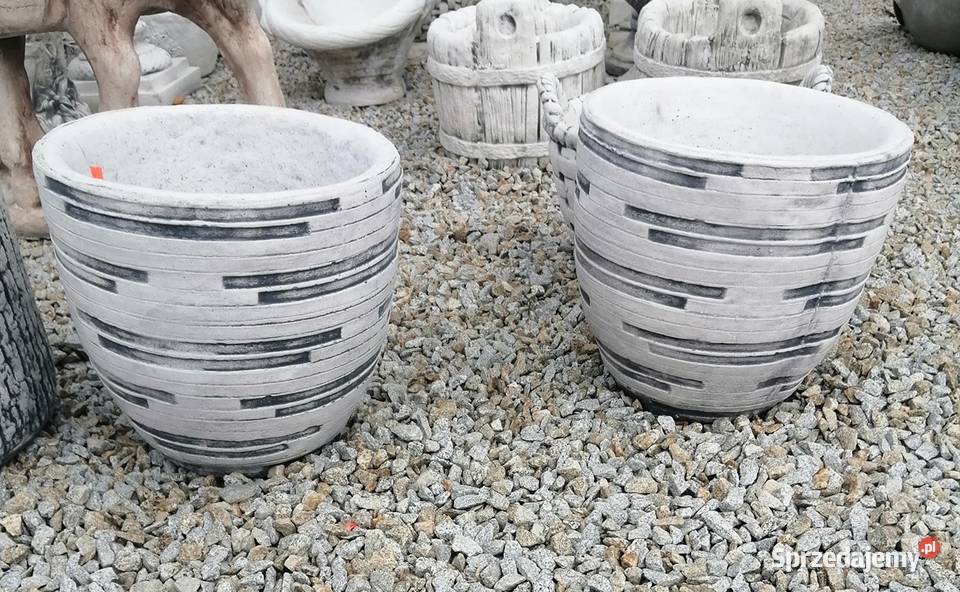 DONICA OGRODOWA BETONOWA ociosana W53 Nysa