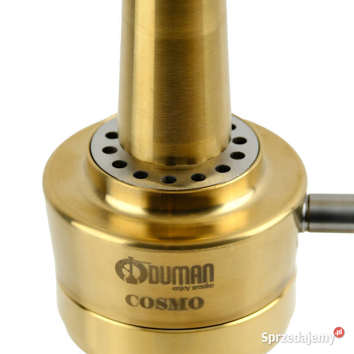 Oduman Cosmo Hookah Gold Body Black Glass Fajka Łódź