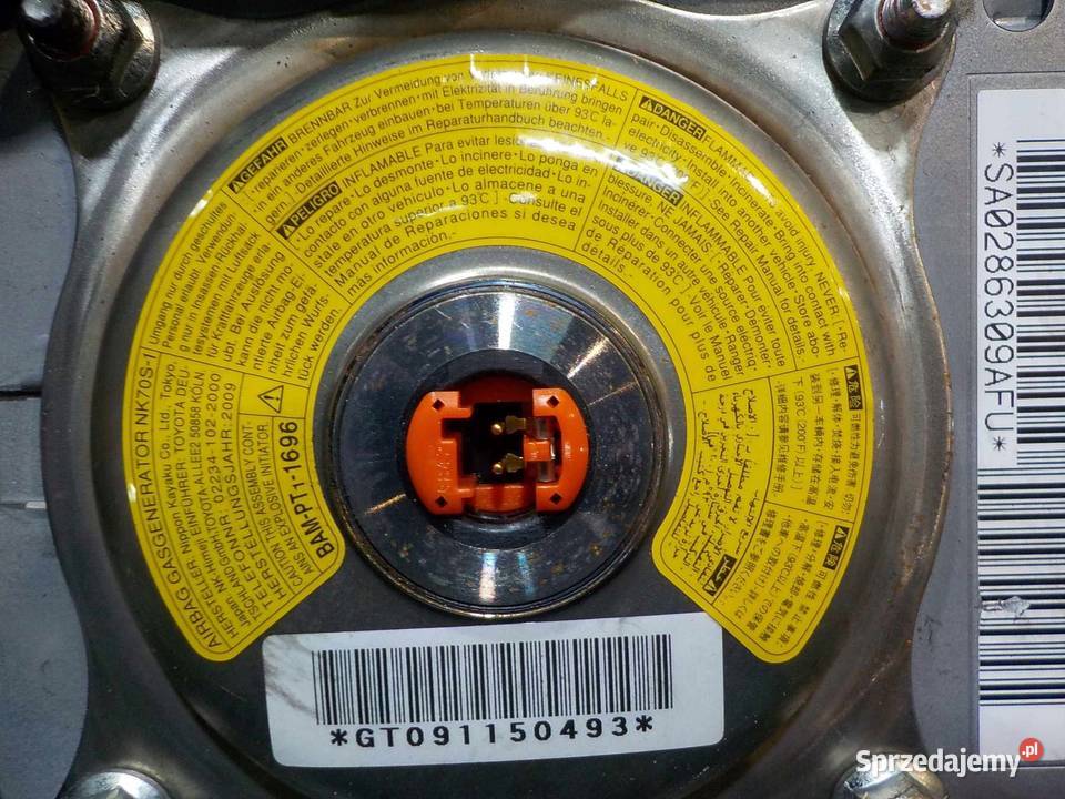 TOYOTA IQ AIRBAG poduszka kierowcy BAMPT11696 Suków