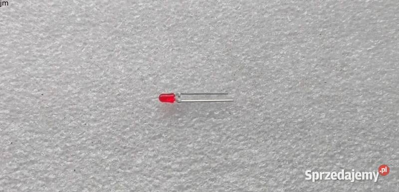 Dioda LED czerwona 3mm 12v do lokomotyw wagonów sprzedam