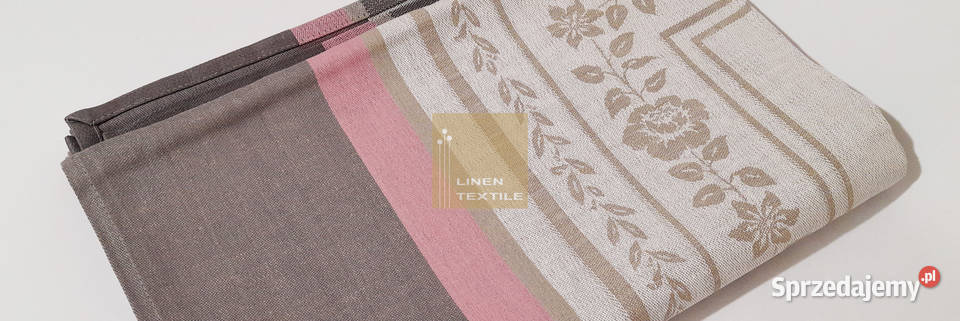 OBRUS NA STÓŁ LEN BAWEŁA ŻAKARD GRECZYNKA inny kolor Obrusy i serwety Gdańsk