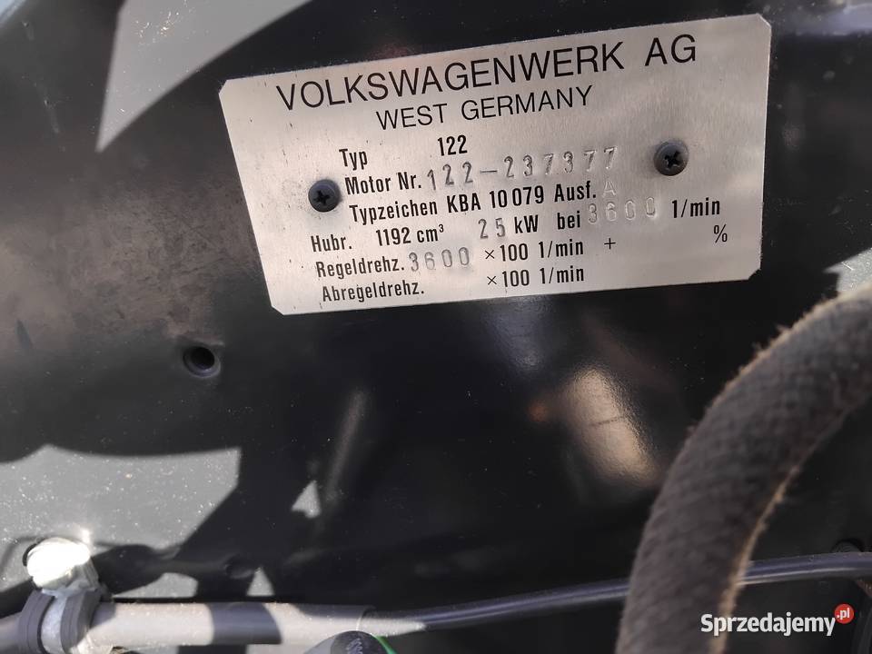 MOTOPOMPA Z SILNIKIEM VW GARBUS 246 MG