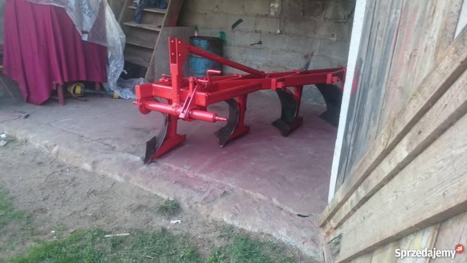 Pług unia Grudziądz 4 skibowy zagonowy Sierakowice