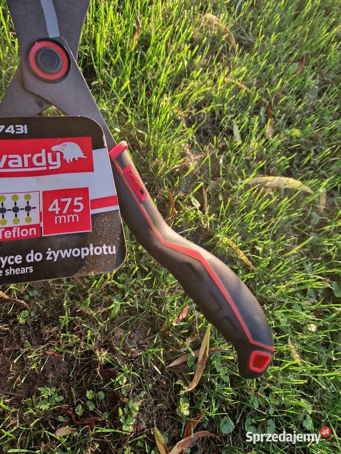Nożyce do żywopłotu faliste 475mm PTFE Tvardy