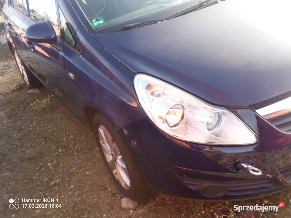 Opel corsa D 2009r warmińsko-mazurskie Barciany