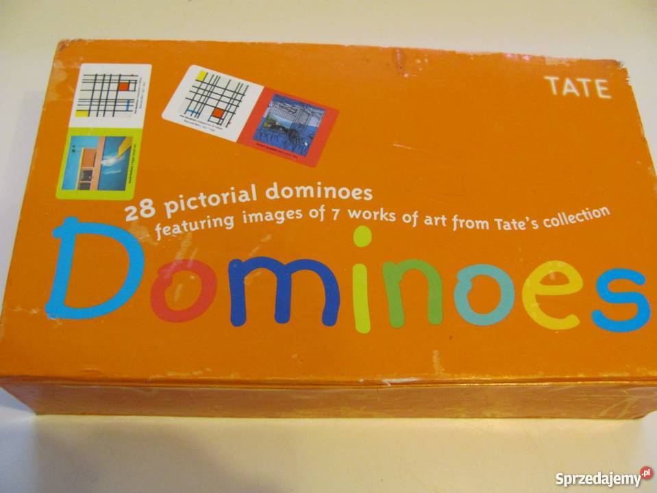 Domino obrazkowe dzieci 28 elementów z obrazami Zamość