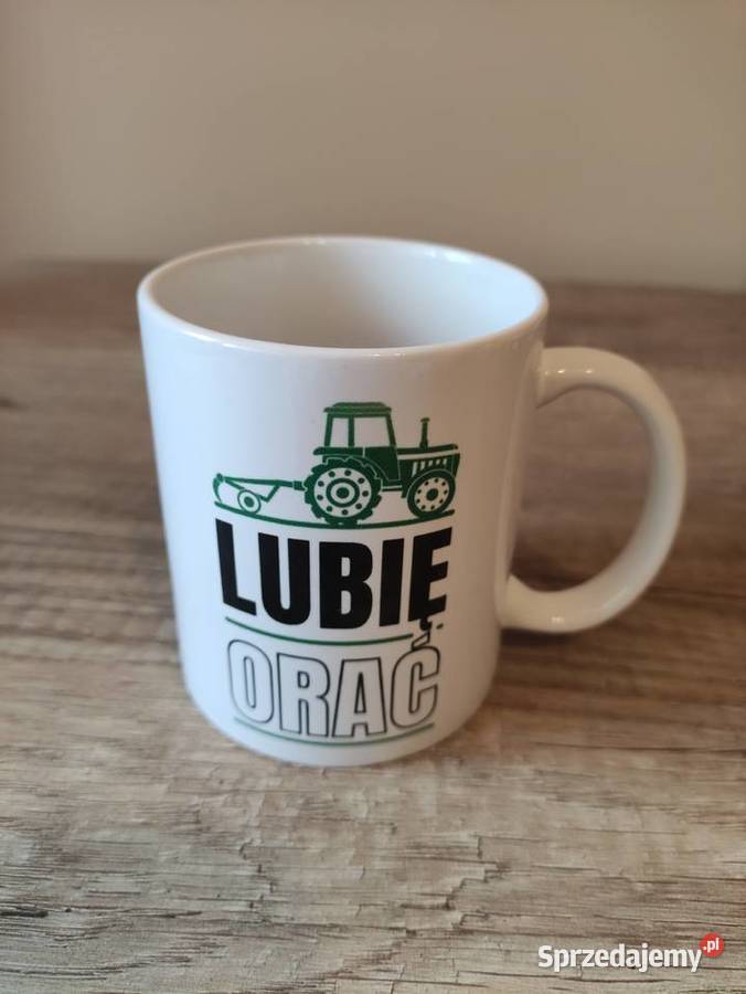 Nowy kubek Lubię Orać 330 ml porcelana Prezent Rzeszów