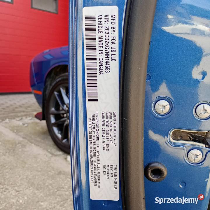 Dodge Challenger GT AWD automatyczna Biała Podlaska sprzedam