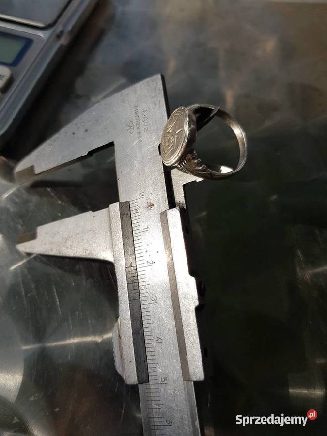 SrebroPiękny sygnet Pani Pana zachodniopomorskie Barlinek