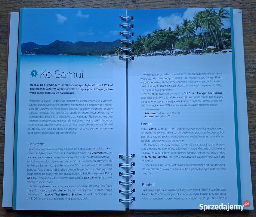 Tajlandia Pascal przewodnik rozkładana mapa Kraków