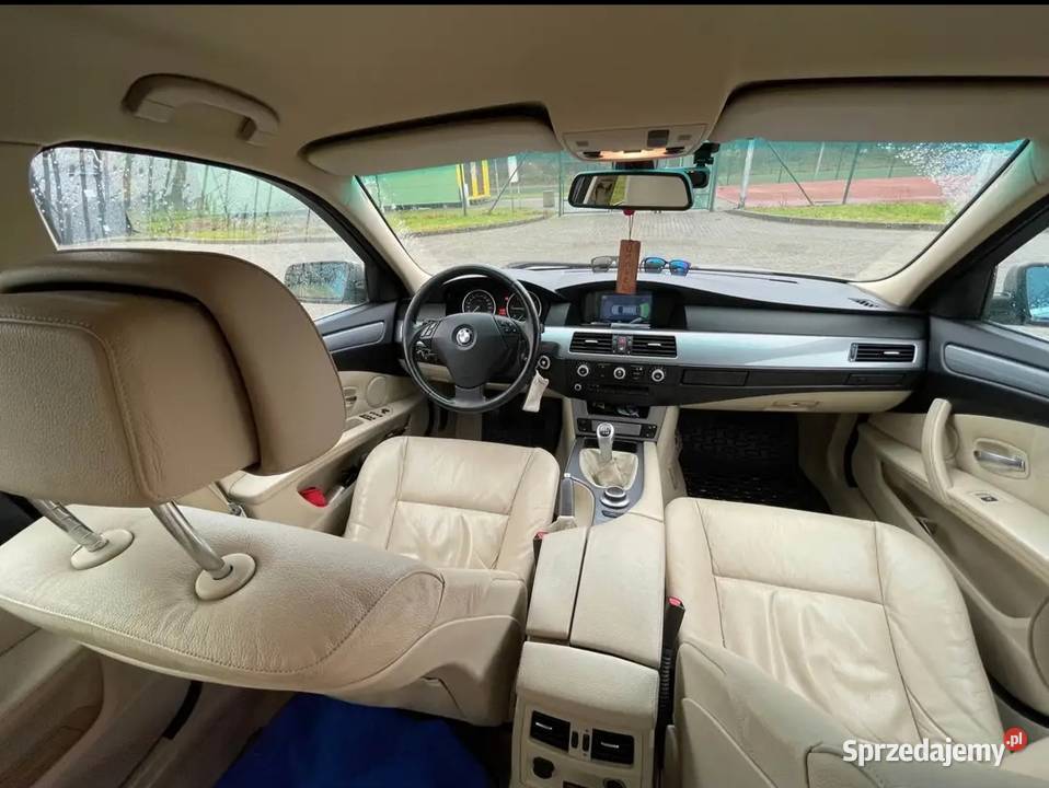 BMW e61 20d 177 skóry tempomat nawigacja manualna zachodniopomorskie Koszalin