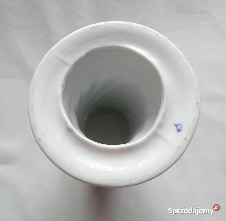 Porcelanowa osłonka doniczki na kolumnie Koźminek