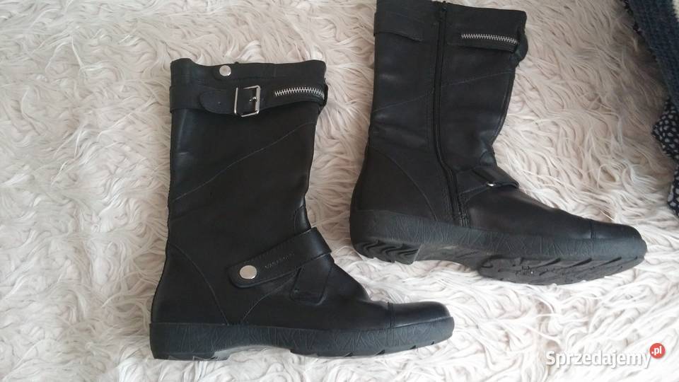 Skórzane czarne kozaczki Vagabond EU 3825 Sosnowiec