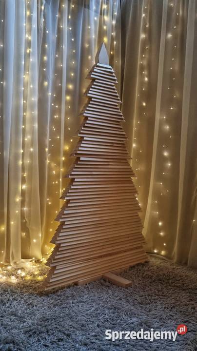 Choinka drewniana ekologiczna naturalne drzewko Kalety