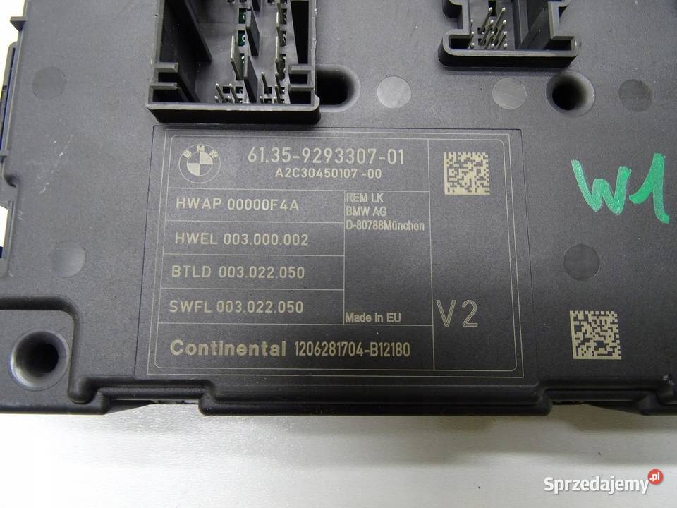 MODUŁ STEROWNIK REM BMW F20 F21 F30 F31 9293307