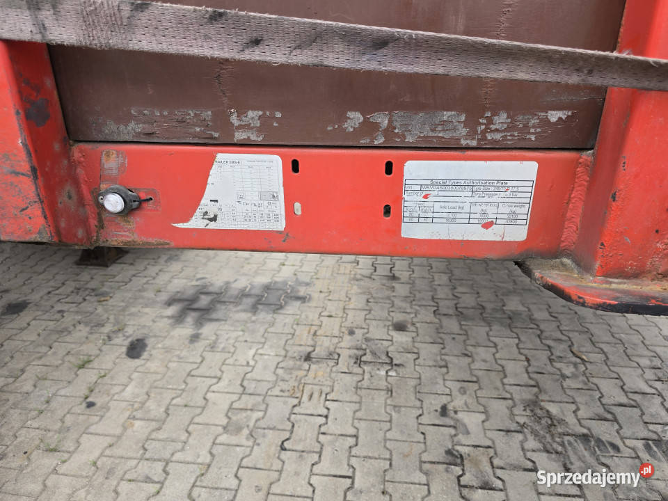 Naczepa niskopodwoziowa KASSBOHRER LB3E Rudolfowo