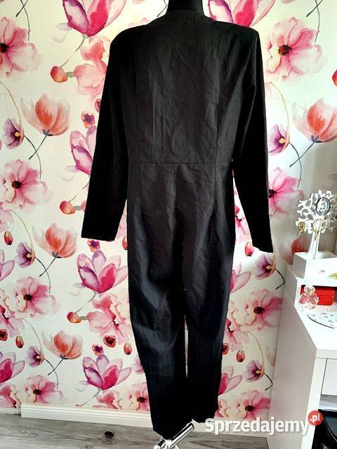 shein elegancki kombinezon czarny nowy hit 4244 Choszczno