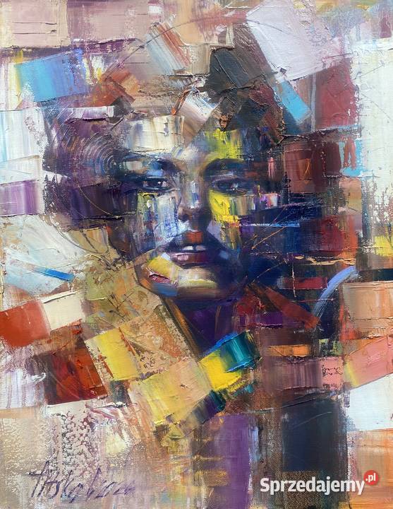 Pitsko Giennadij Iluzje i emocje 50x40 obraz Malarstwo Antyki, Sztuka, Kolekcje