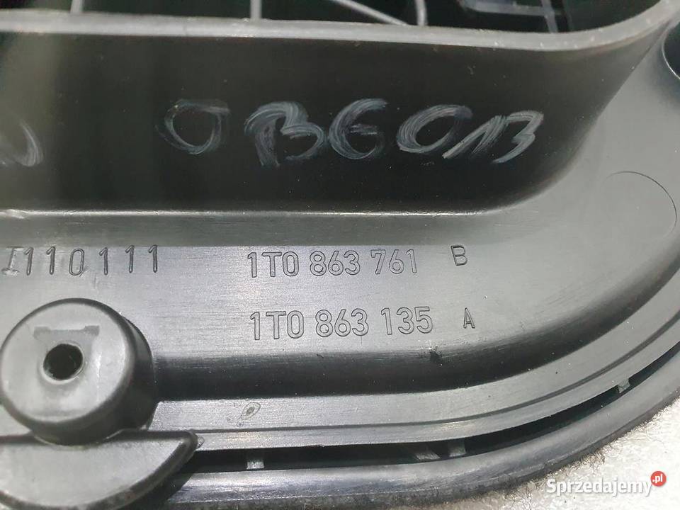 ZAŚLEPKA SCHOWEK PODŁOGI VW TOURAN LIFT sprzedam