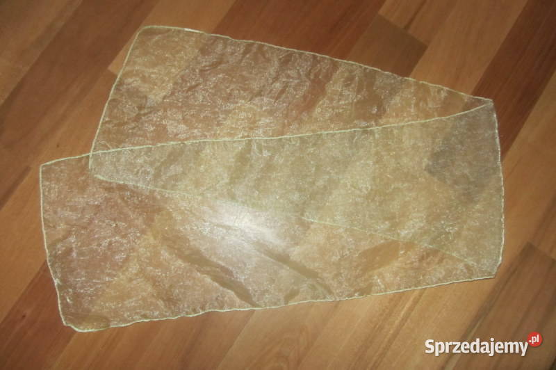 cieniutka apaszka szaliczek delikatny kolor mazowieckie Warszawa