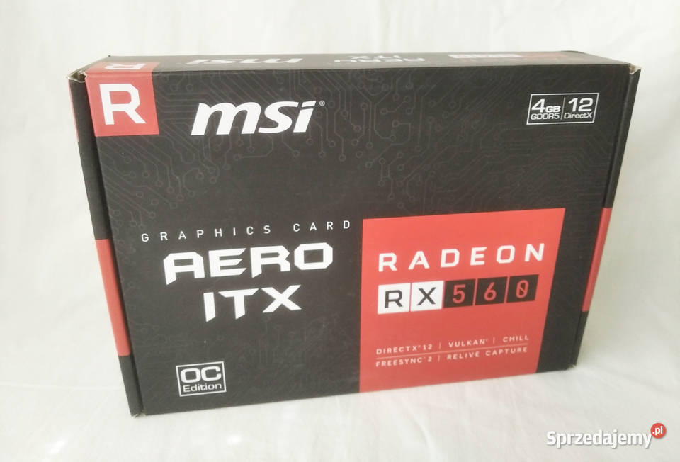 MSI Radeon RX 560 AERO ITX OC 4GB GDDR5 Poznań