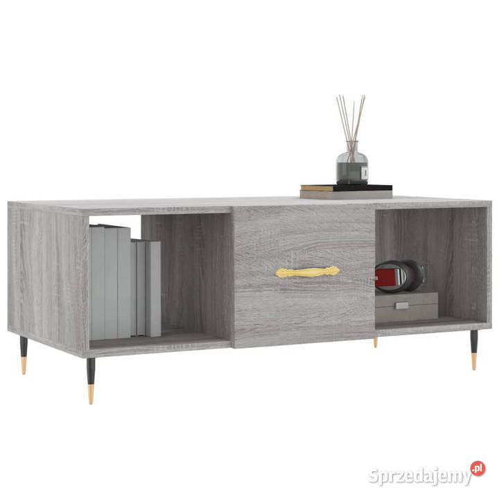 Stolik kawowy szary dąb sonoma 102x50x40 Warszawa