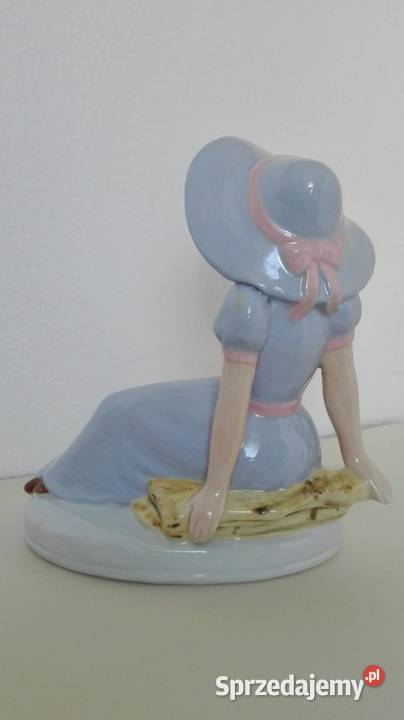 Figurka porcelanowa Dziewczyna z królikami Poznań sprzedam