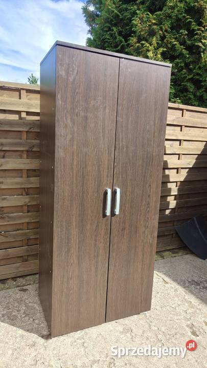 Szafa 2drzwiowa wenge z półkami biurowa mazowieckie Warszawa